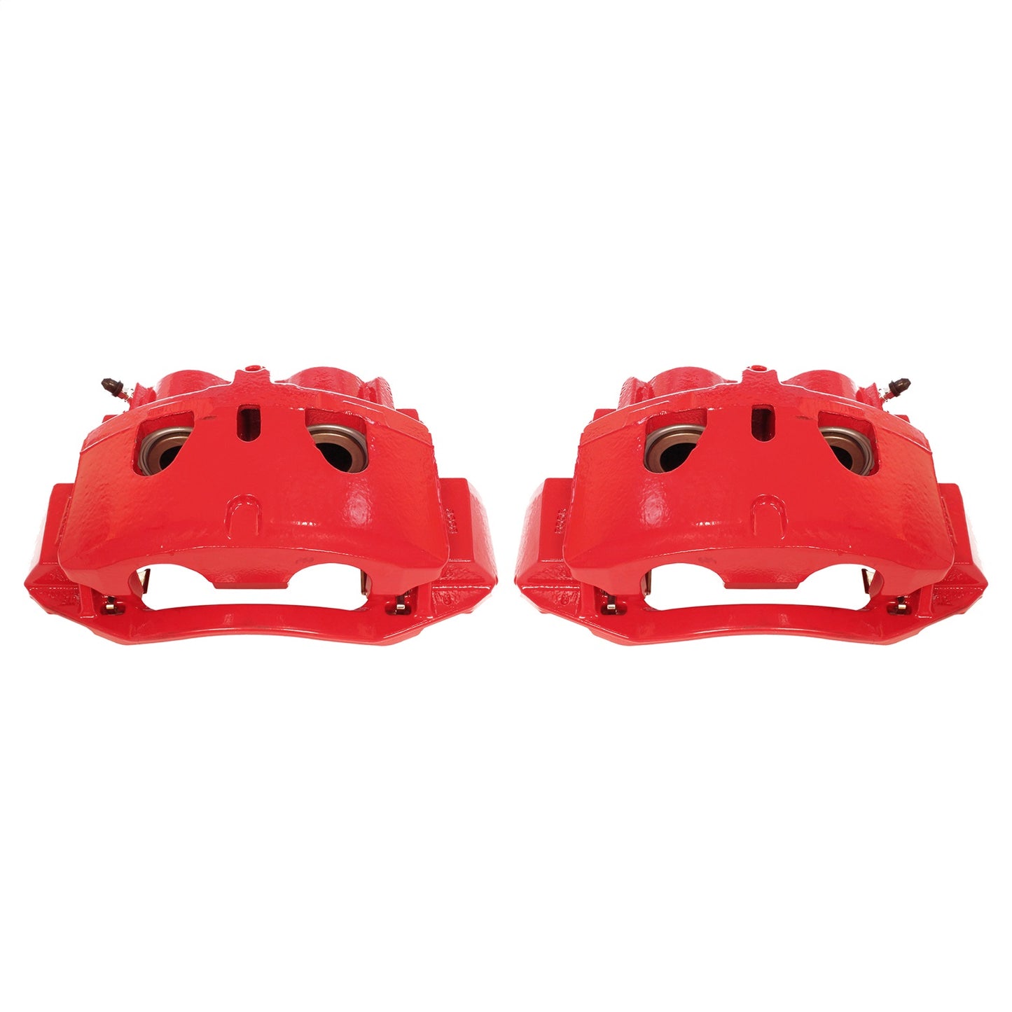 PowerStop - Power Stop 11-19 Chevrolet Silverado 2500 HD Front Red Calipers w/Brackets - Pair - S5302 - MST Motorsports