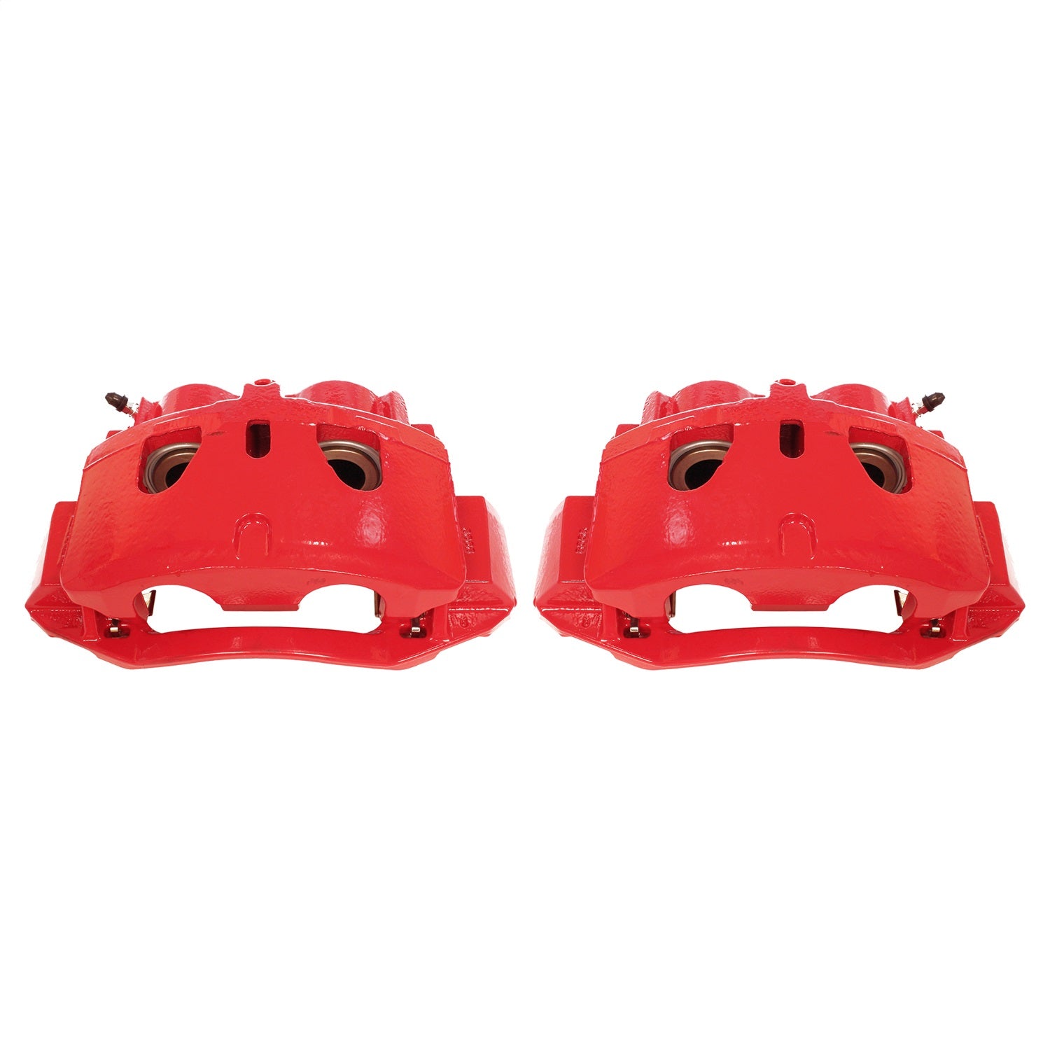 PowerStop - Power Stop 11-19 Chevrolet Silverado 2500 HD Front Red Calipers w/Brackets - Pair - S5302 - MST Motorsports