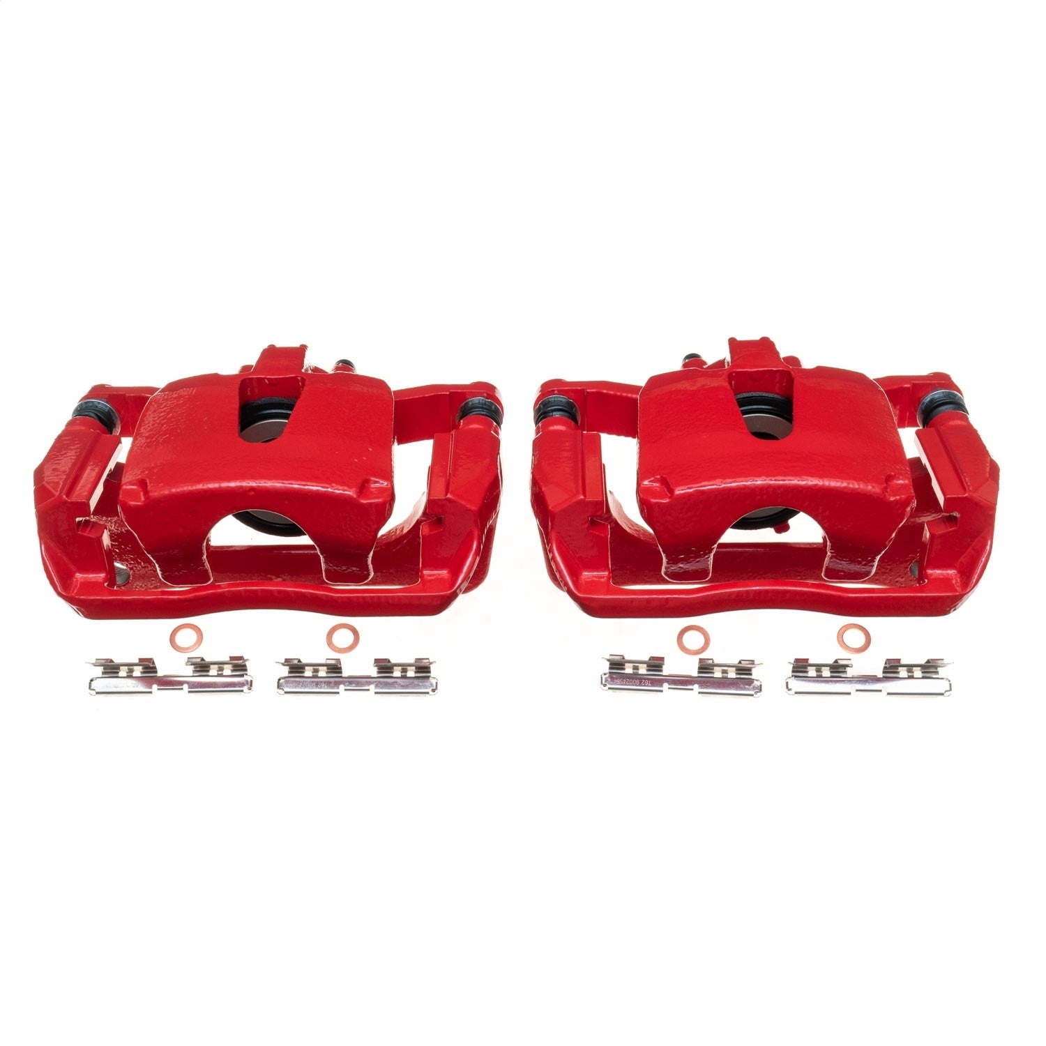 PowerStop - Power Stop 12-17 Ford F-150 Rear Red Calipers w/Brackets - Pair - S5396 - MST Motorsports