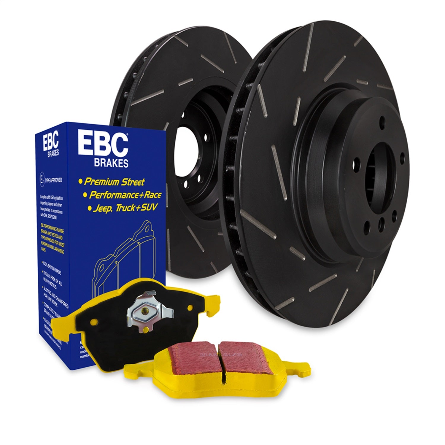 EBC - EBC S9 Kits Yellowstuff Pads and USR Rotors - S9KR1187 - MST Motorsports