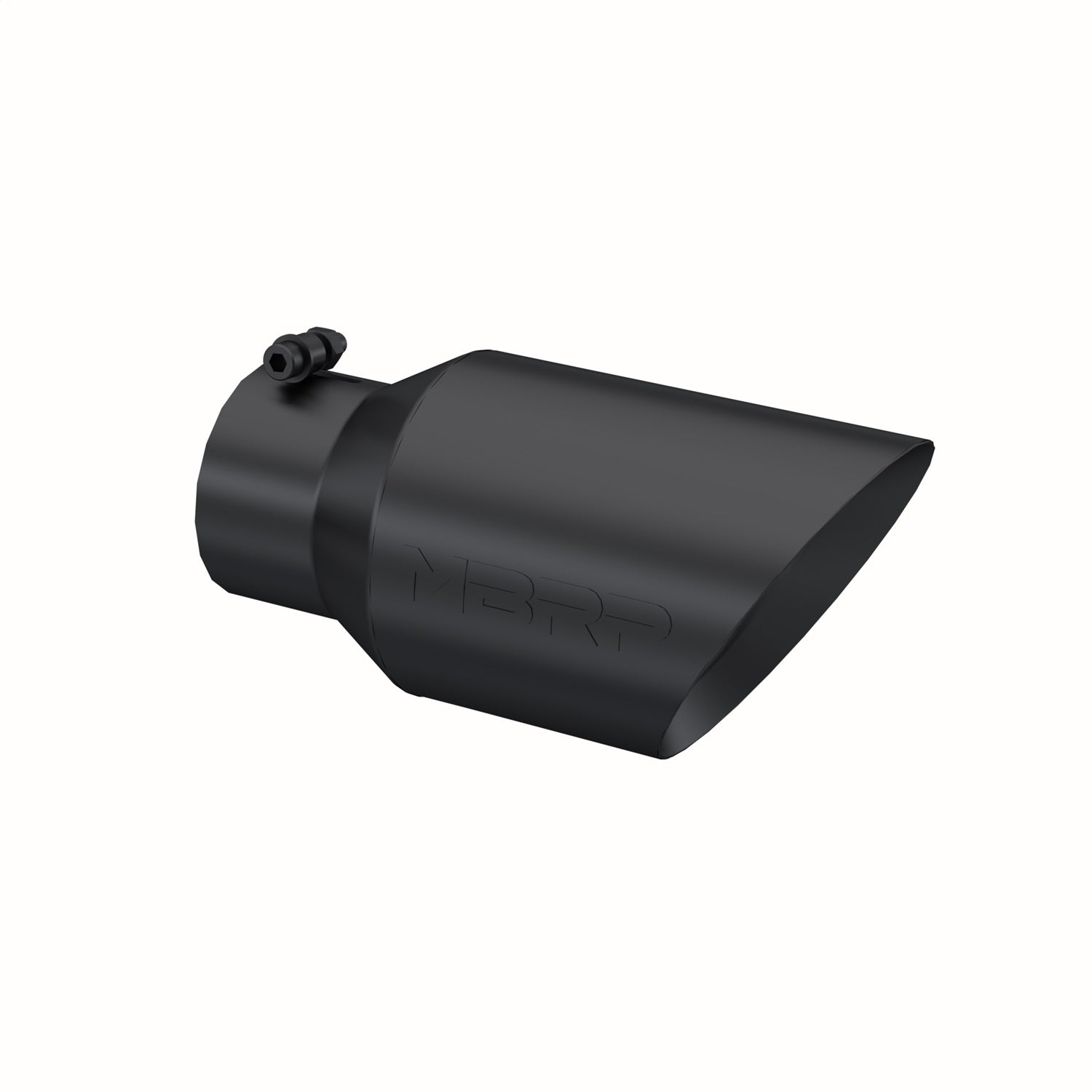 MBRP - Tip; 6in. O.D. Dual Wall Angled 4in. inlet 12in. length-Black Coated. - T5072BLK - MST Motorsports