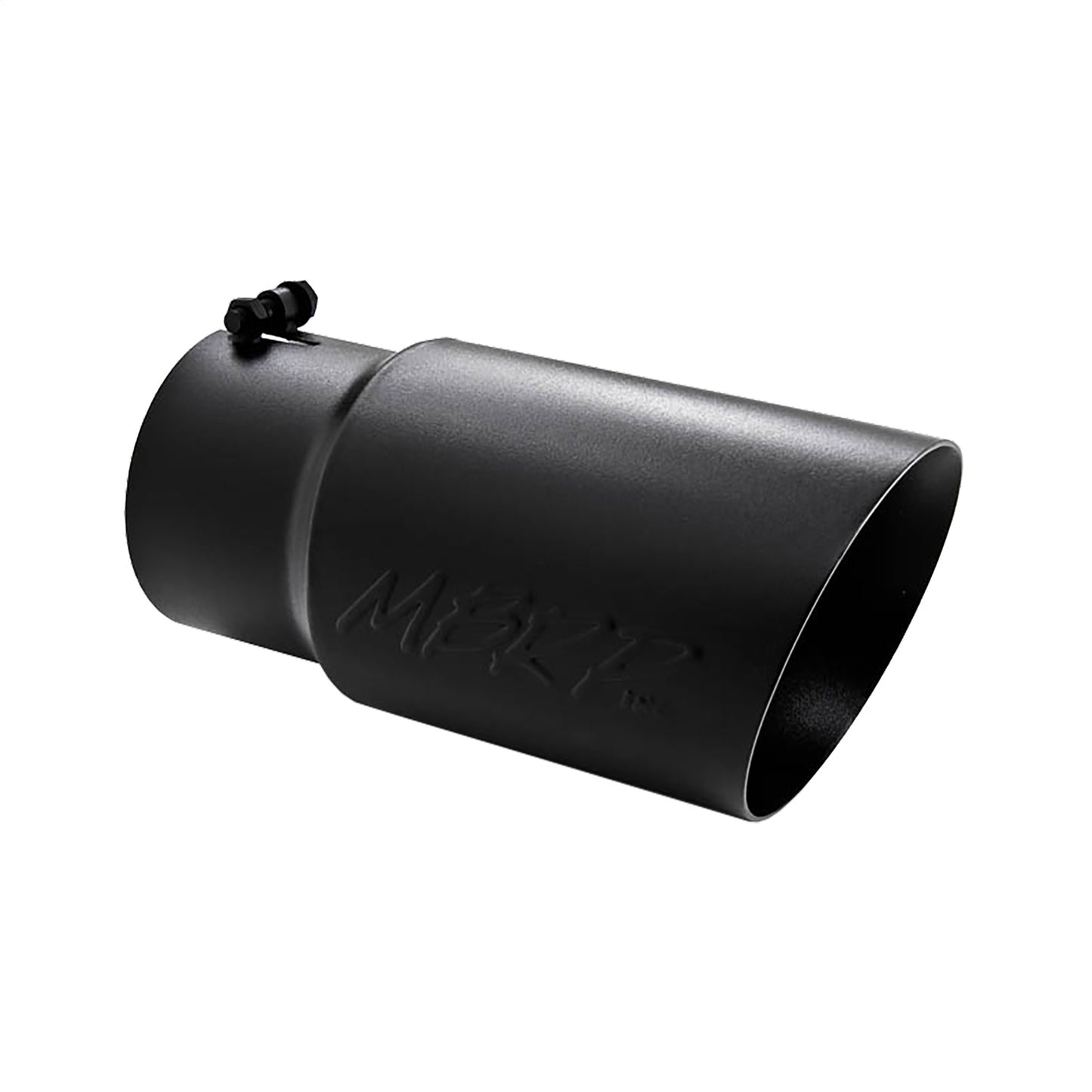 MBRP - 6" OD; Dual Wall Angled; 5" ID; 12" Length; BLK. - T5074BLK - MST Motorsports