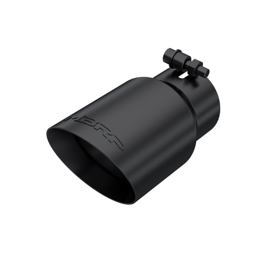 MBRP - Tip; 4in. O.D.; Dual Wall Angled; 3in. inlet; 8in. length; Black. - T5122BLK - MST Motorsports