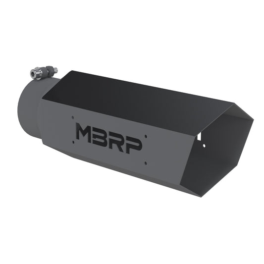 MBRP - MBRP Black Series Universal 4" Hexagon Shaped Tip. - T5165BLK - MST Motorsports