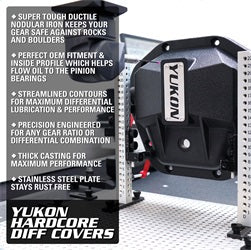 Yukon Gear - Yukon Hardcore Diff Cover for Dana 30 - YHCC-D30 - MST Motorsports