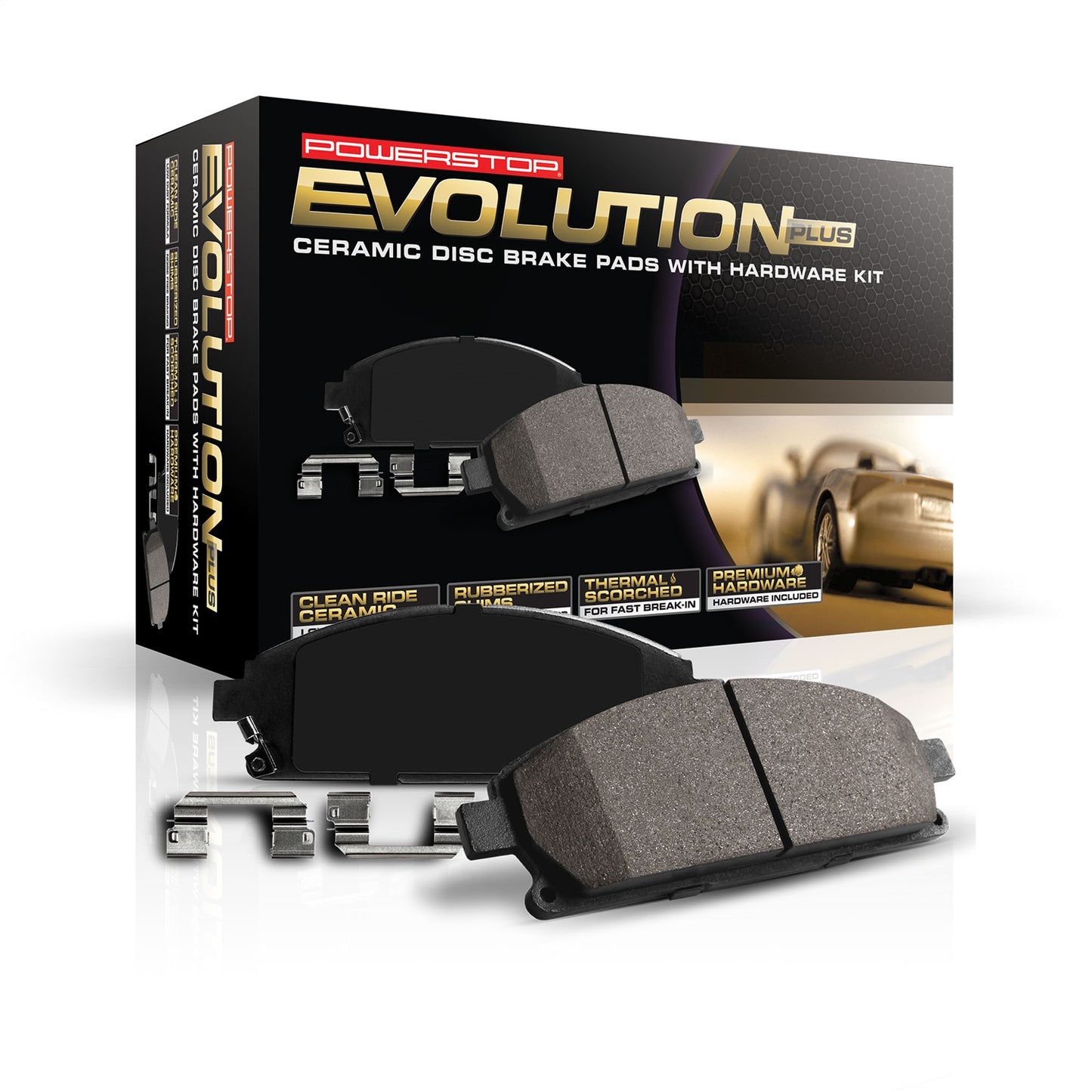 PowerStop - Power Stop 18-19 Subaru WRX STi Rear Z17 Evolution Ceramic Brake Pads w/Hardware - 17-2118 - MST Motorsports