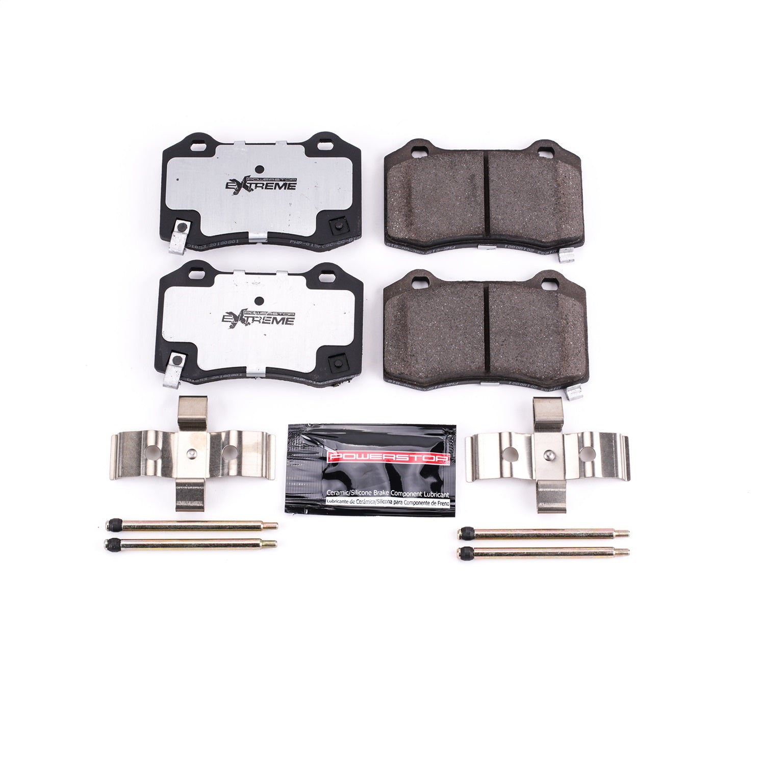 PowerStop - Power Stop 04-07 Cadillac CTS Rear Z26 Extreme Street Brake Pads w/Hardware - Z26-1053 - MST Motorsports