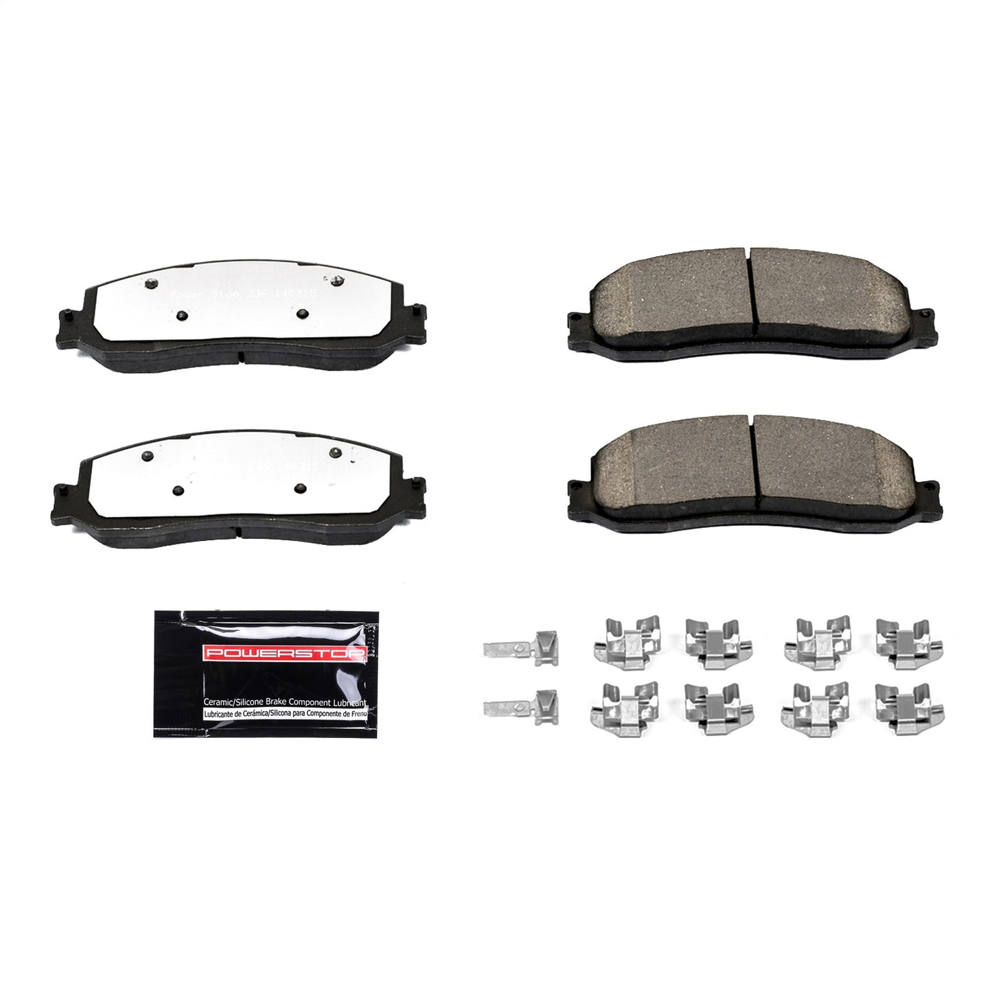 PowerStop - Power Stop 2012 Ford F-250 Super Duty Front Z36 Truck & Tow Brake Pads w/Hardware - Z36-1631 - MST Motorsports