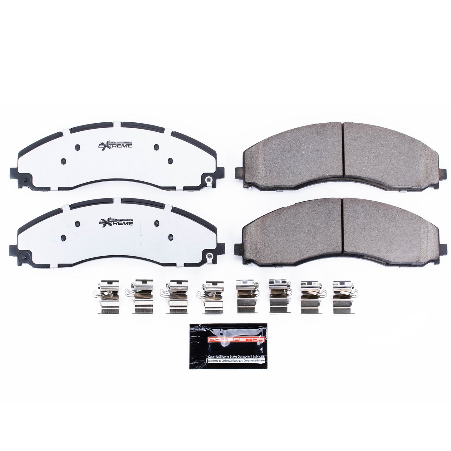 PowerStop - Power Stop 17-19 Ford F-450 Super Duty Rear Z36 Truck & Tow Brake Pads w/Hardware - Z36-2018A - MST Motorsports