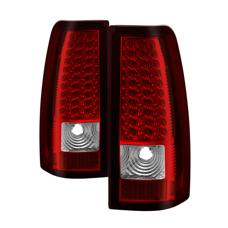 Spyder Auto - Xtune Chevy Silverado 1500/2500/3500 99-02 LED Tail Lights Red Clear ALT-ON-CS99-LED-RC - 5008831 - MST Motorsports