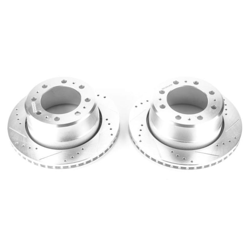 PowerStop - Power Stop 13-18 Ram 3500 Rear Evolution Drilled & Slotted Rotors - Pair - AR83067XPR - MST Motorsports