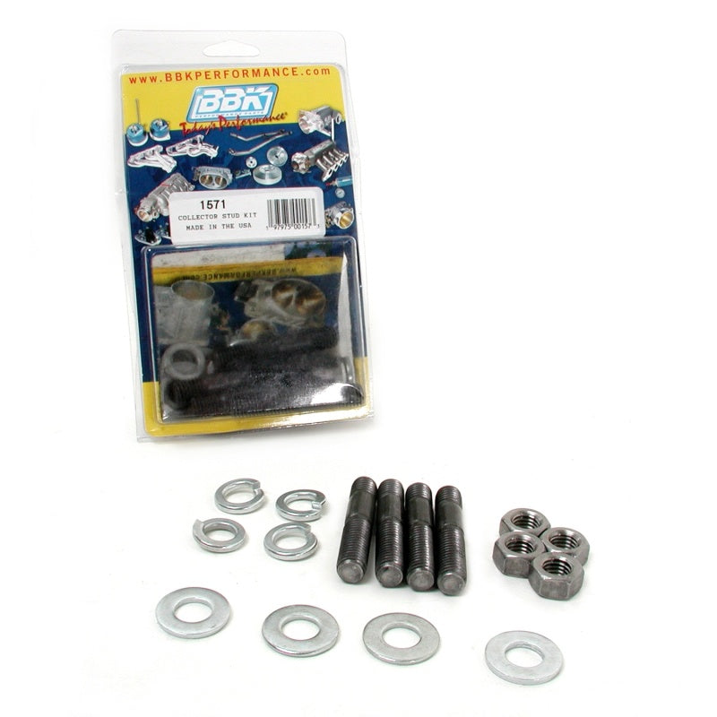 BBK Performance Parts - BBK EXHAUST HEADER COLLECTOR STUD KIT (4 PCS+WASHERS & NUTS). - 1571 - MST Motorsports