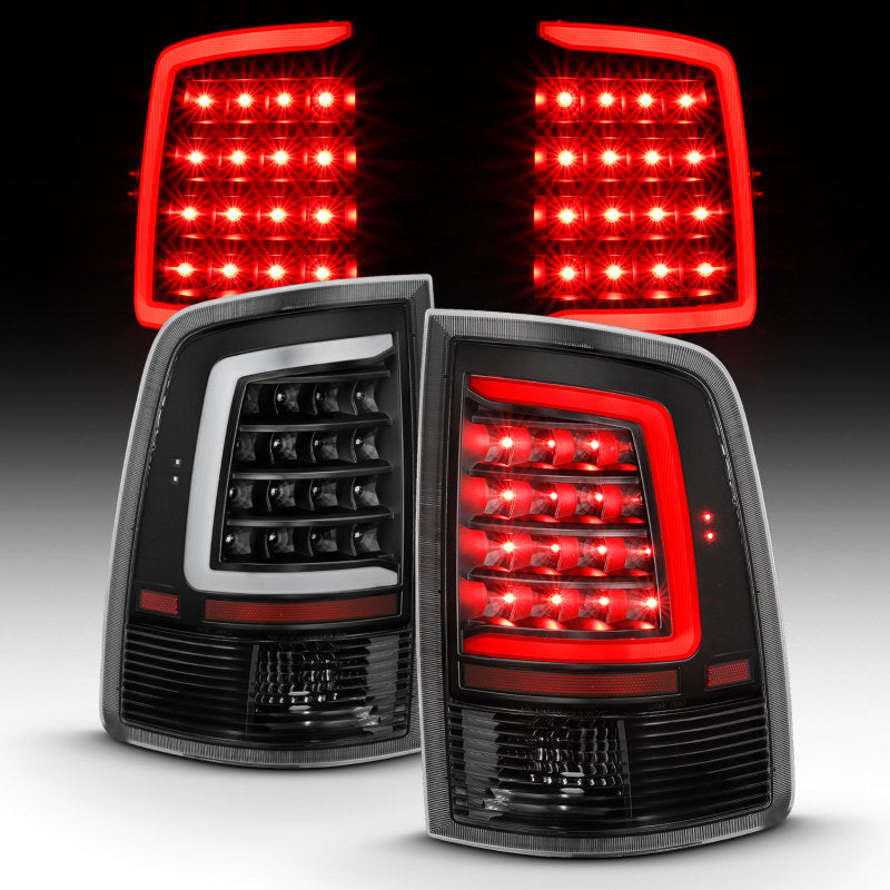 ANZO - Tail Light Assembly; LED; Black Housing; Clear Lens; Pair - 311318 - MST Motorsports