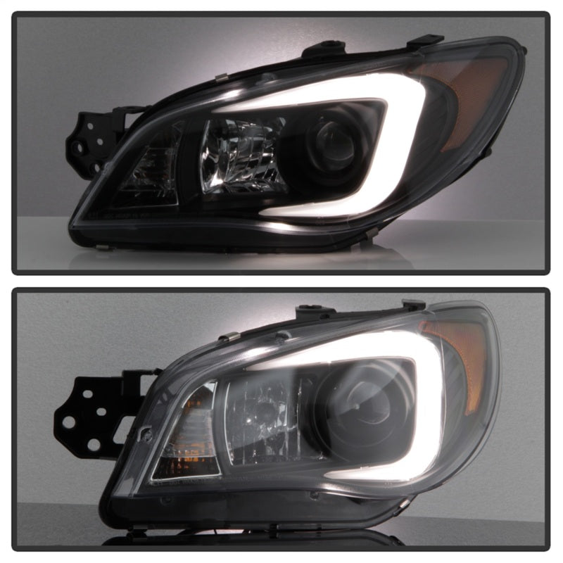 Spyder Auto - Projector Headlights - Xenon/HID - Light Bar DRL - Black - 5083913 - MST Motorsports