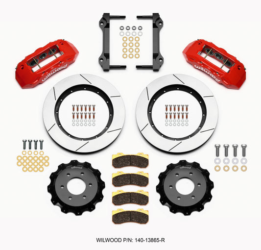 Wilwood - Wilwood TX6R Front Kit 15.50in Red 2010-Up Ford F150 (6 lug) - 140-13865-R - MST Motorsports