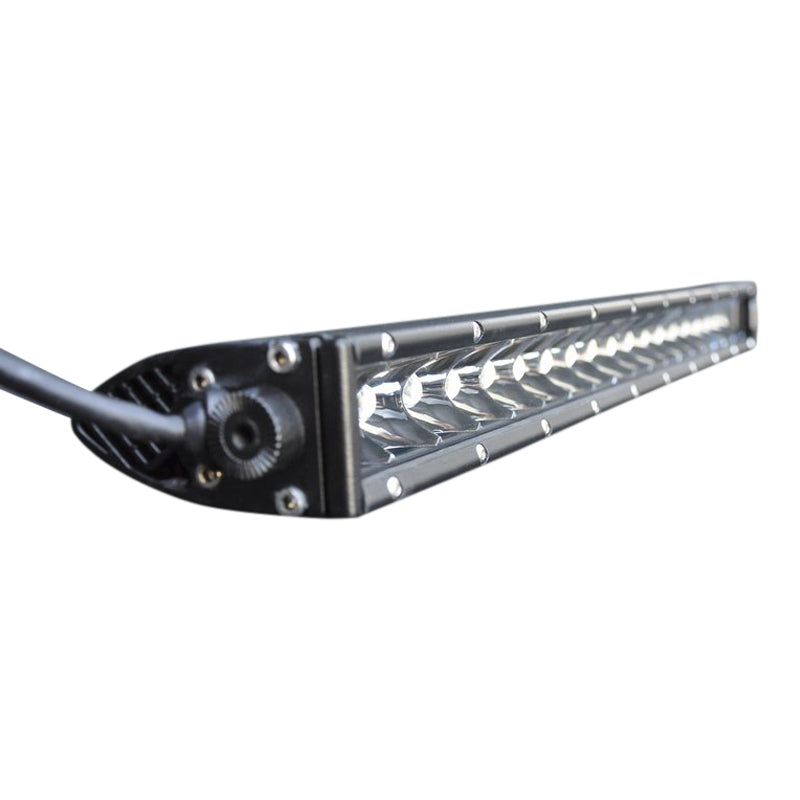 DV8 Offroad - 20 in. Single Row LED Light Bar; Chrome Face - BS20E100W5W - MST Motorsports