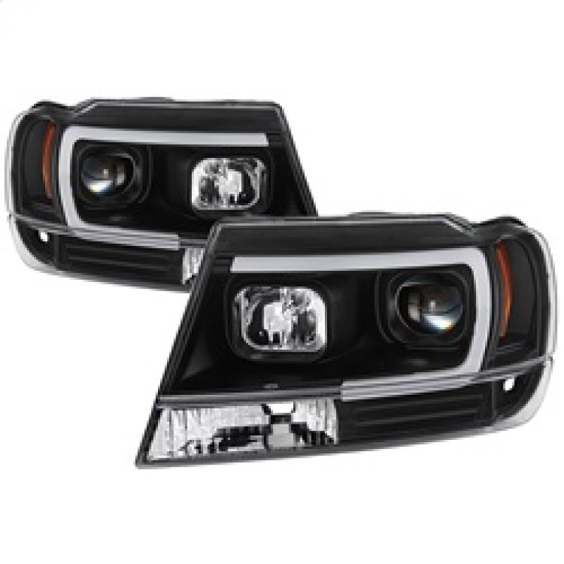 Spyder Auto - Version 2 Light Bar Projector Headlights - Black - 5085221 - MST Motorsports