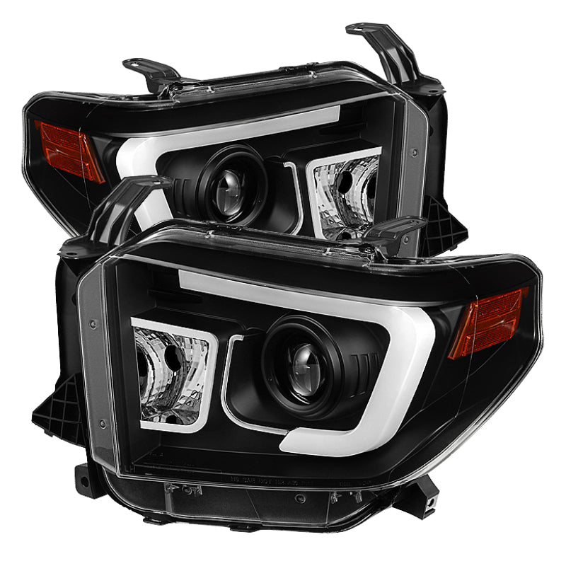 Spyder Auto - Projector Headlights - Light Bar DRL - Black - 5080158 - MST Motorsports