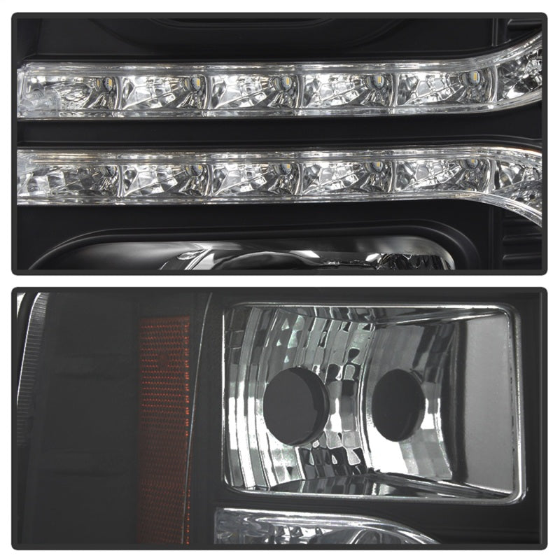 Spyder Auto - Version 2 Projector Headlights - LED DRL - Black - 5083524 - MST Motorsports