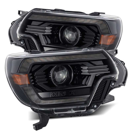 AlphaRex - AlphaRex 12-15 Toyota Tacoma PRO-Series Projector Headlights Plank Style Alpha Black w/DRL - 880748 - MST Motorsports