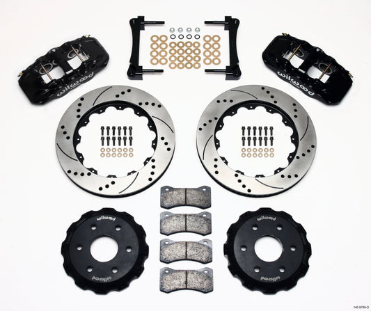 Wilwood - Wilwood AERO6 Front Truck Kit 14.25in Drilled 1999-2014 GM Truck/SUV 1500 - 140-9789-D - MST Motorsports