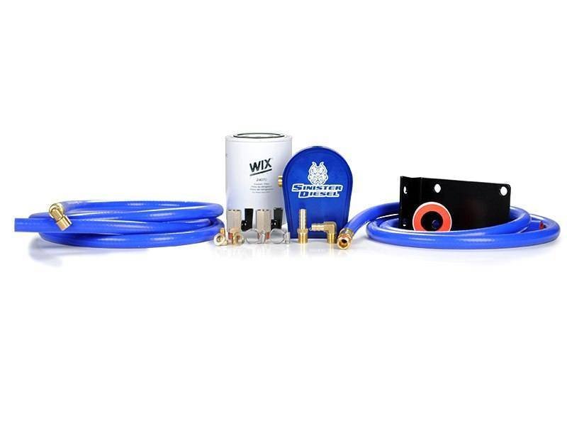 Sinister Diesel - Coolant Filtration System; with WIX; for 2007.5-2012 Dodge Cummins 6.7L. - SD-COOLFIL-6.7C-W - MST Motorsports