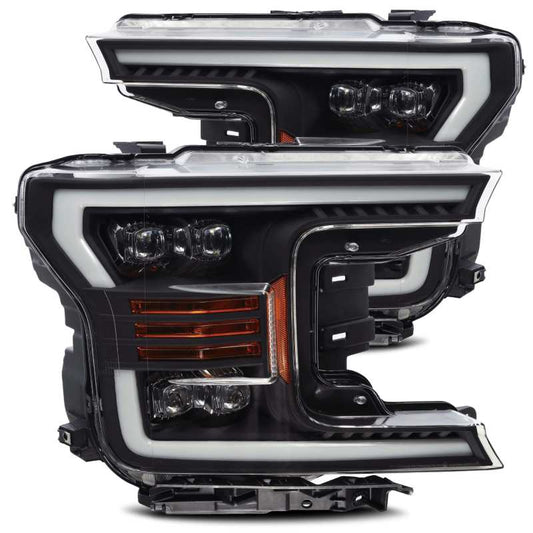 AlphaRex - LED Projector Headlights Plank Style Design Matte Black - 880182 - MST Motorsports