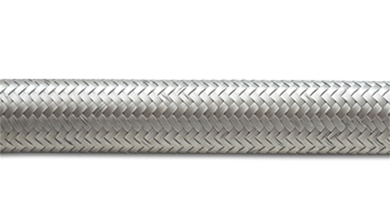 Vibrant - 50ft Roll of Stainless Steel Braided Flex Hose; AN Size: -8; Hose ID 0.44" - 11948 - MST Motorsports