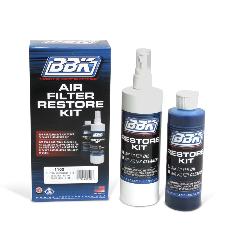 BBK Performance Parts - BBK AIR FILTER CLEANER & BLUE RE-OILING KIT - UNIVERSAL - 1100 - MST Motorsports