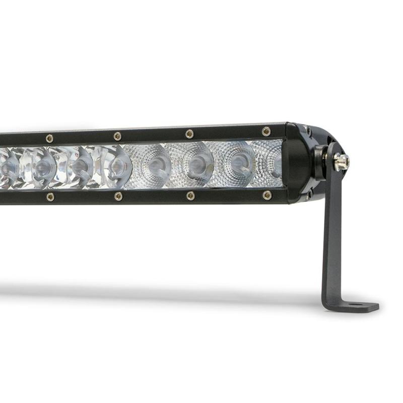 DV8 Offroad - 10 in. Single Row LED Light Bar; Chrome Face - BS10E50W5W - MST Motorsports