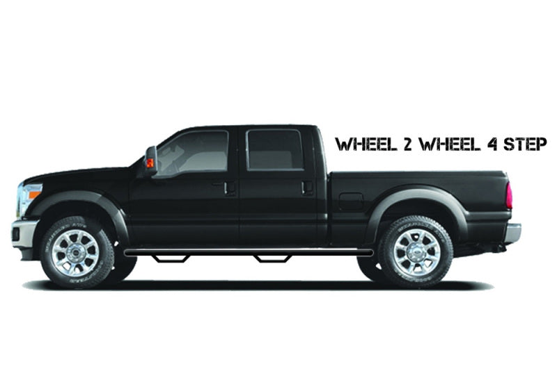 N-Fab - N-Fab Nerf Step 2017 Ford F-250/350 Super Duty Crew Cab 6.75ft Bed - Tex. Black - W2W - 3in - F17100CC-TX - MST Motorsports