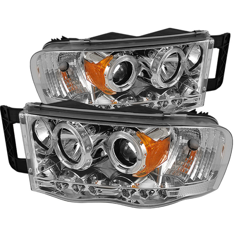 Spyder Auto - Projector Headlights - LED Halo - LED - Chrome - High H1 - Low H1 - 5009982 - MST Motorsports