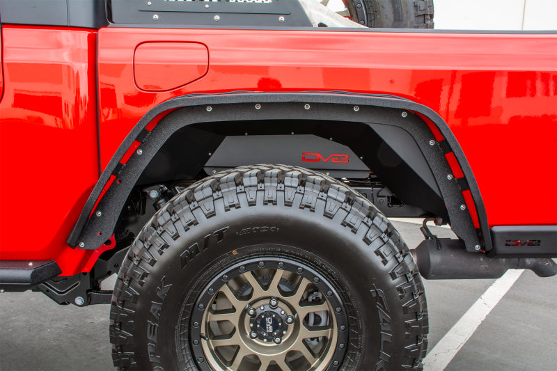 DV8 Offroad - Jeep JT Fender Flares; Slim; Front & Rear - FDGL-01 - MST Motorsports