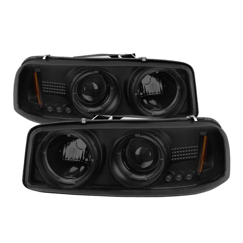 Spyder Auto - Projector Headlights - LED Halo - LED - Black Smoke - - 5078292 - MST Motorsports