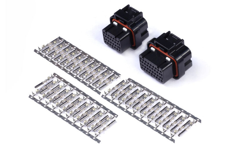 Haltech - Haltech AMP 26 & 34 Pin 4 Row 3 Keyway Superseal Connector Set Plug & Pins - HT-030001 - MST Motorsports