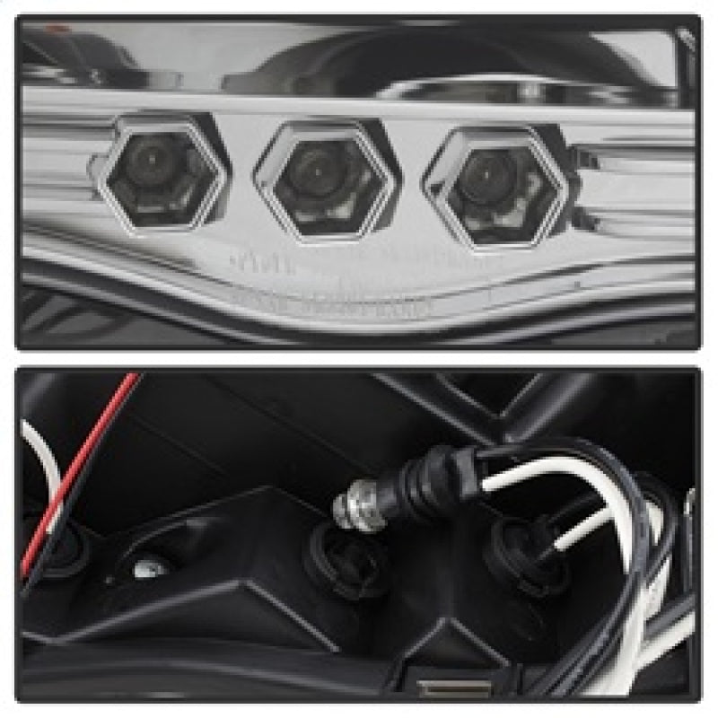 Spyder Auto - Projector Headlights - LED Halo - LED - Chrome - High H1 - Low H1 - 5009982 - MST Motorsports