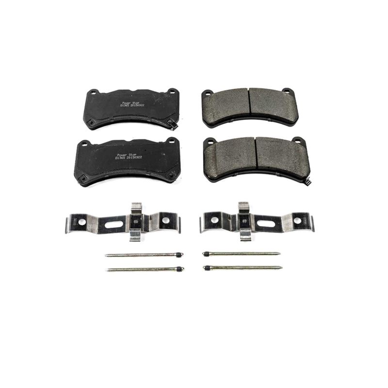 PowerStop - Power Stop 13-14 Ford Mustang Front Z17 Evolution Ceramic Brake Pads w/Hardware - 17-1365 - MST Motorsports