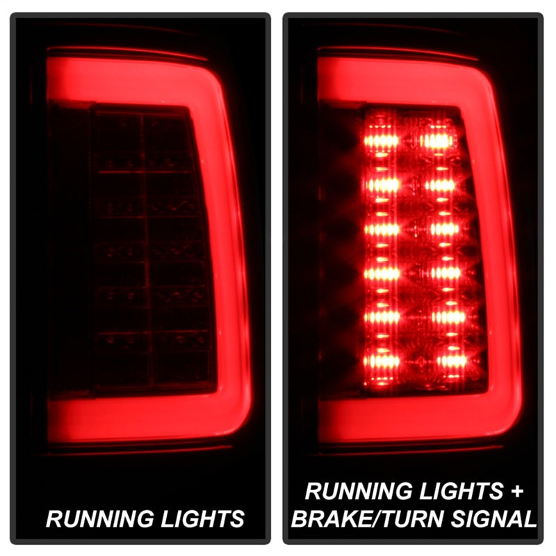 Spyder Auto - Light Bar LED Tail Lights - Incandescent Model only - Red Clear - 5084040 - MST Motorsports