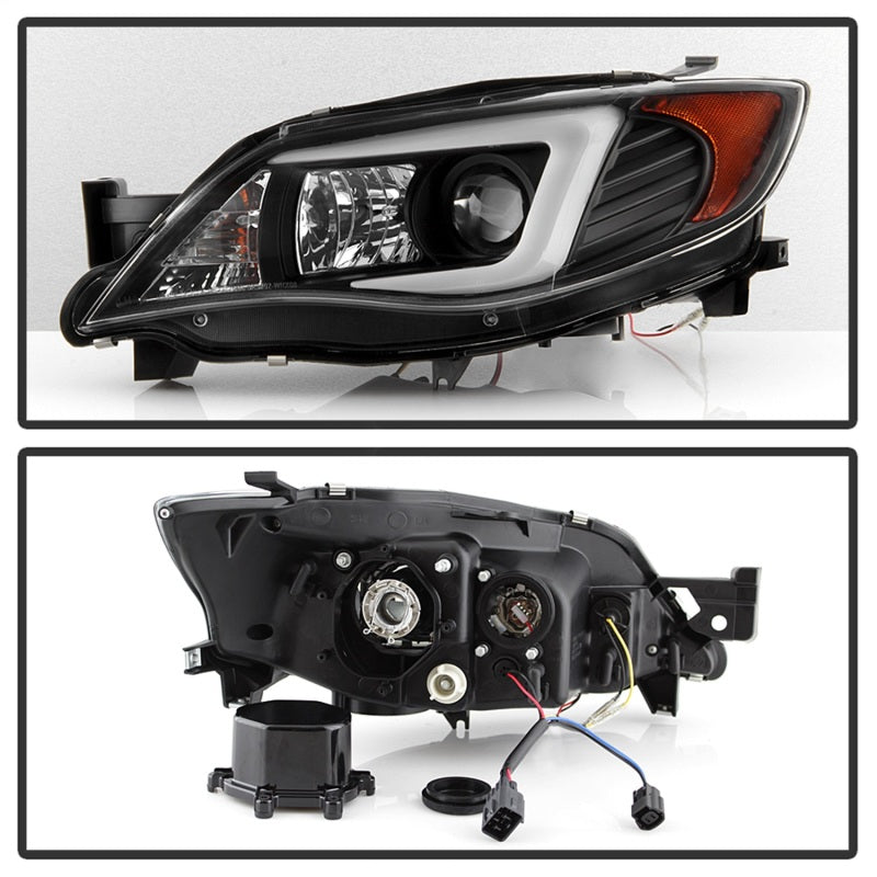 Spyder Auto - Projector Headlights - Xenon/HID - Light Bar DRL - Black - 5083937 - MST Motorsports