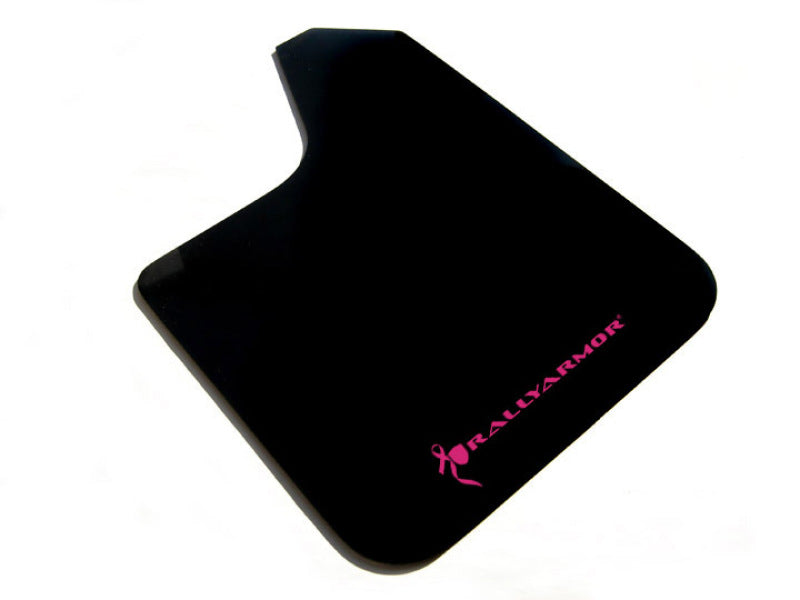 Rally Armor - Black Mud Flap/Pink Logo - MF12-BAS-BCPK - MST Motorsports