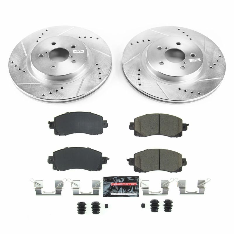 PowerStop - Power Stop 18-19 Subaru Crosstrek Front Z23 Evolution Sport Brake Kit - K7892 - MST Motorsports