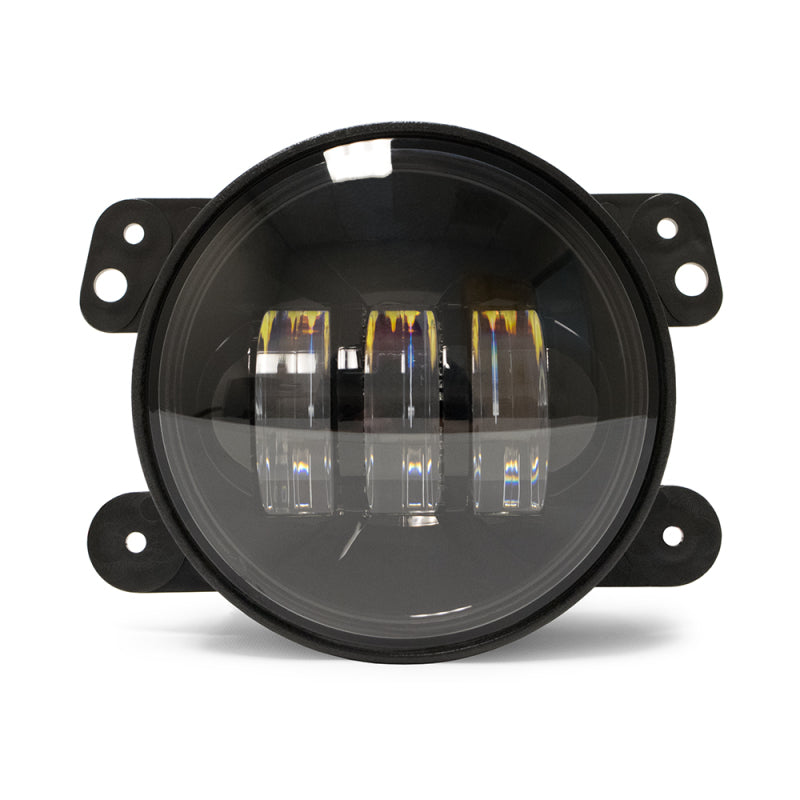 DV8 Offroad - 07-18 Jeep JK Fog Light; 4 in. Round; Pair - R4FL16W3W - MST Motorsports