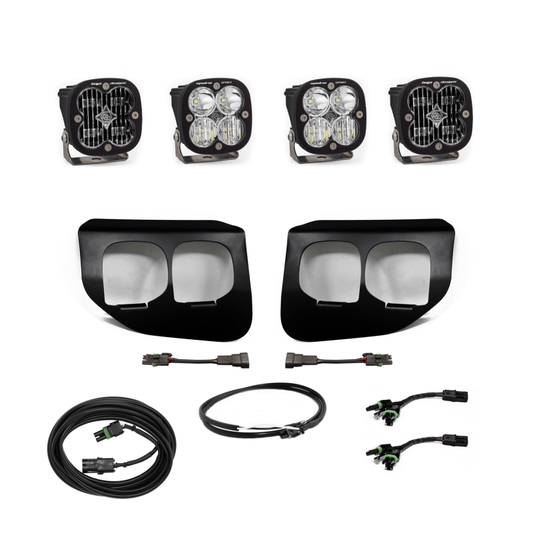 Baja Designs - Baja Designs Ford Super Duty (20-On) Fog Lights Dual FPK SAE/Sport DC Baja Designs w/Upfitter - 447738UP - MST Motorsports