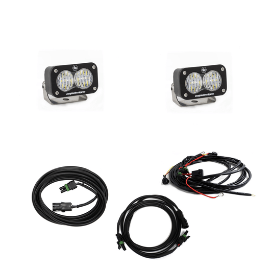 Baja Designs - Baja Designs 2018+ Jeep JL LED Light Kit Reverse Kit Dual S2 Sport w/C Wrangler JL - 447651 - MST Motorsports