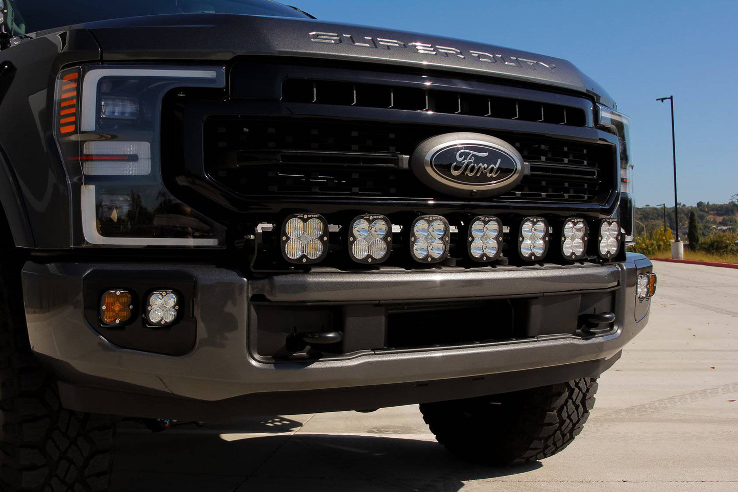 Baja Designs - Baja Designs 2020+ Ford Super Duty 7 XL Linkable Light Kit w/ Upfitter - 447732UP - MST Motorsports