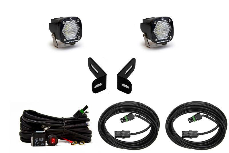 Baja Designs - Baja Designs 21+ Ford Bronco Sport Dual S1 WC Dual Reverse Kit - Clear - 447689 - MST Motorsports