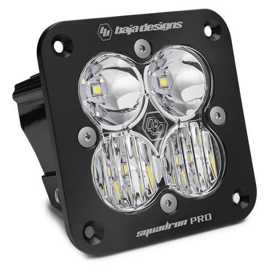 Baja Designs - Baja Designs Squadron Pro Driving/Combo Pattern Flush Mount Black LED Light Pod - Clear - 491003 - MST Motorsports