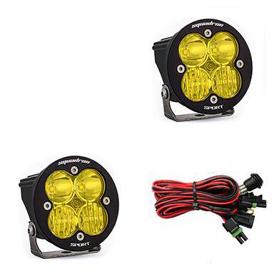 Baja Designs - Baja Designs Squadron R Sport Driving/Combo Pair LED Light Pods - Amber - 587813 - MST Motorsports