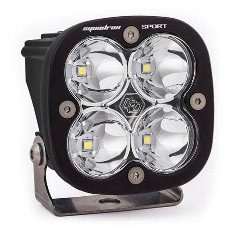 Baja Designs - Baja Designs Squadron Sport Spot Pattern Black LED Light Pod - Clear - 550001 - MST Motorsports