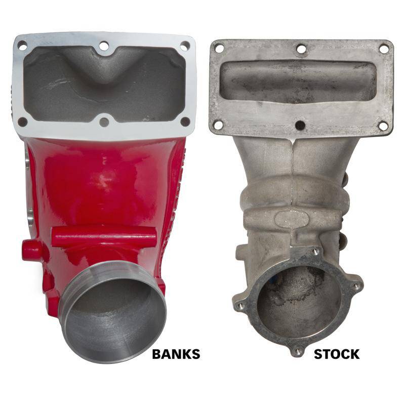 Banks Power - Monster-Ram Intake System, 4-inch (red powder-coated) with Fuel Line - 42790-PC - MST Motorsports